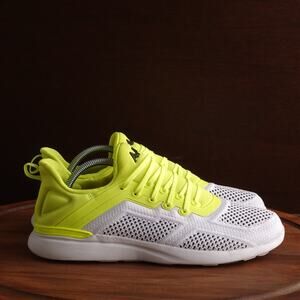 APL Sneakers Mens Size 9.5 Neon White Techloom Tracer Athletic Running Shoes